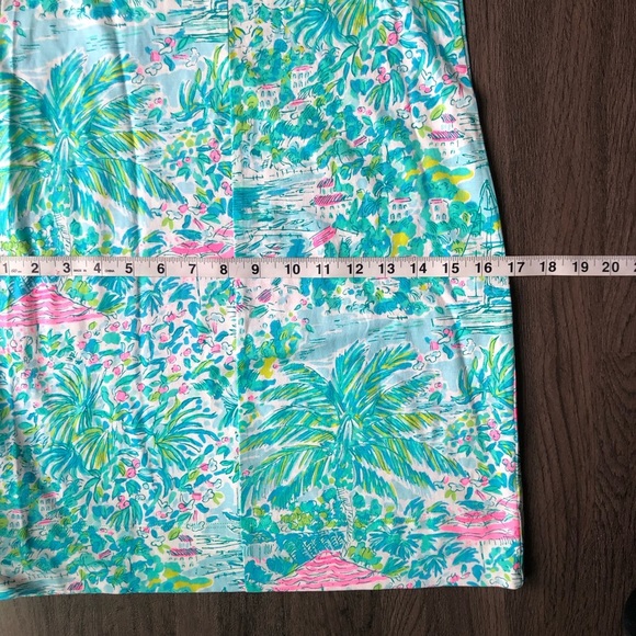Lilly Pulitzer Marlowe Dress Size XXS Sunshine City Pima Cotton Tropical - Picture 10 of 13
